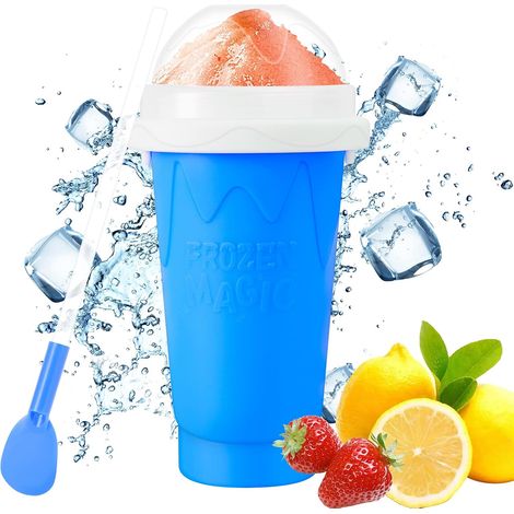 Machine à milkshakes et glaces maison pour enfants (bleue) (1/5)