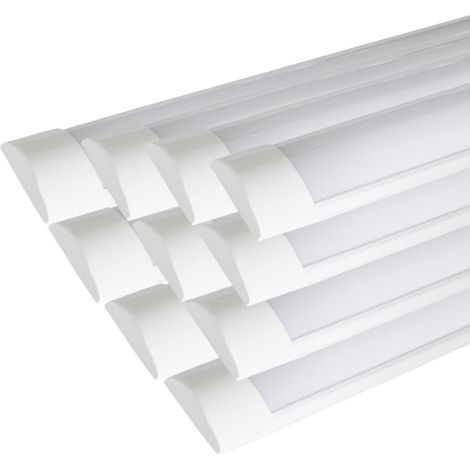 Pack de 10 - Réglette LED 90cm 36W - Blanc Chaud - SILUMEN