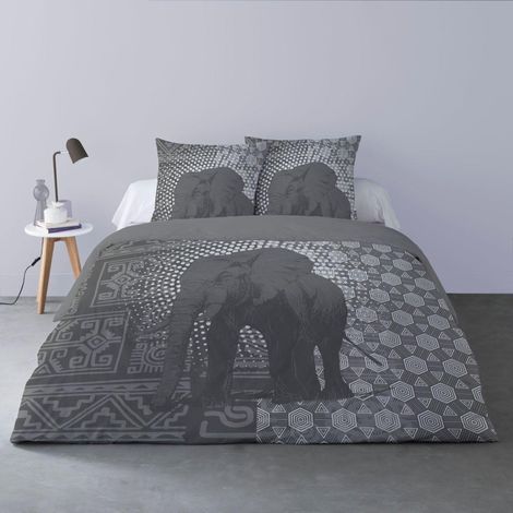 Housse de couette 240x220 SUKI + 2 taies 100% coton (1/3)