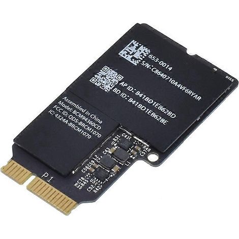 1750 Mbit/s Dualband Broadcom BCM94360CD WLAN-Bluetooth-Karte