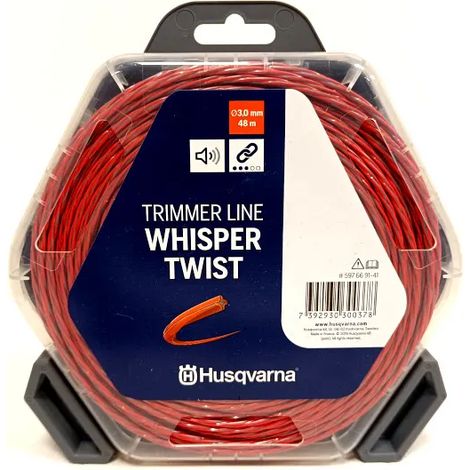 Filo per decespugliatore Husqvarna 535iRXT Whisper Twist 60mt o 48mt - 2,7mm - 60mt