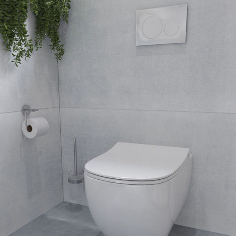 Pannello di comando GEBERIT Sigma01 bianco-alpin 115.770.11.5 (1/3)