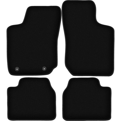 Tapis de sol en velours noir BASIC pour : Opel Corsa B à hayon (1993-2001)