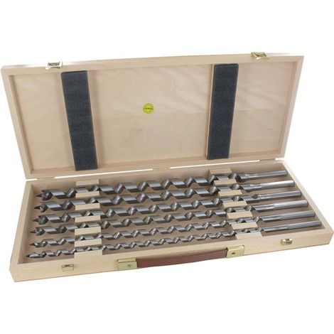 Jeu de mèches à bois en spirale D.10,12,14,16,18,20mm Longueur utile 380mm Six pans (1/2)