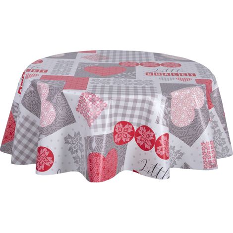 Nappe en toile cirée ronde HYTTE