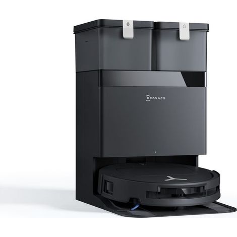 Ecovacs DEEBOT T50 OMNI Gen3, Robot aspirapolvere lavapavimenti, 25.000 Pa, spazzola laterale e mocio a estensione, ZeroTangle 3.0, AIVI 3D 3.0, stazione OMNI All-in-One, l... - DEEBOTT50OMNIGEN3BLACK