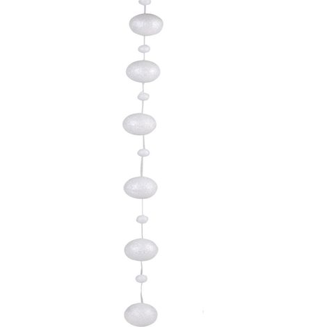 Guirlande de Noël à colorier à formes rondes