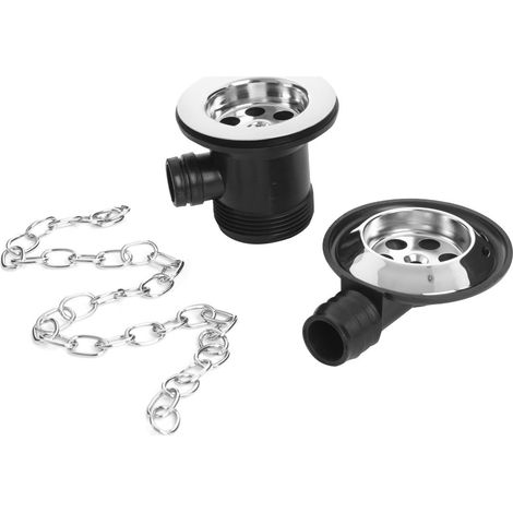 Bristan Value Bath Waste with Plug Chrome - Slotted (1/3)