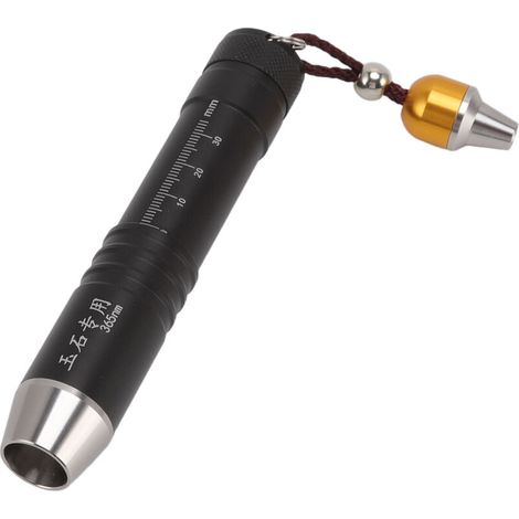 Small diameter identification flashlight with triple light source for detecting jade counterfeits and evaluating jewelry (1/5)