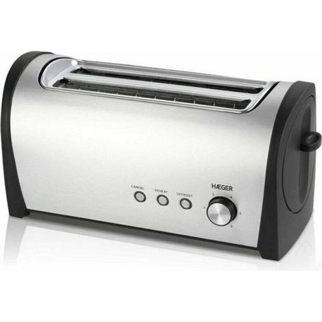 Haeger Desayuno Plus grille-pain argent-gris 2 fentes (1/2)