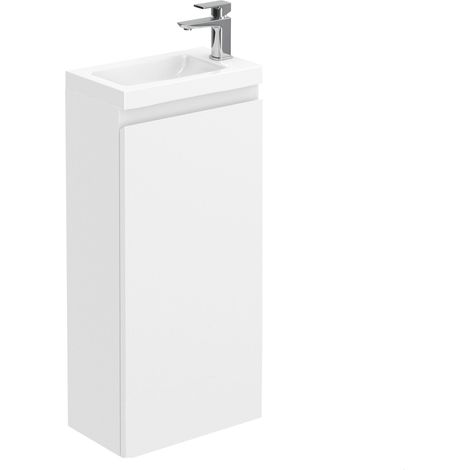 400mm White Vanity Unit with Basin