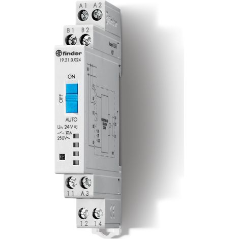 Comando modulare Finder 192100240000 24V AC/DC 10A