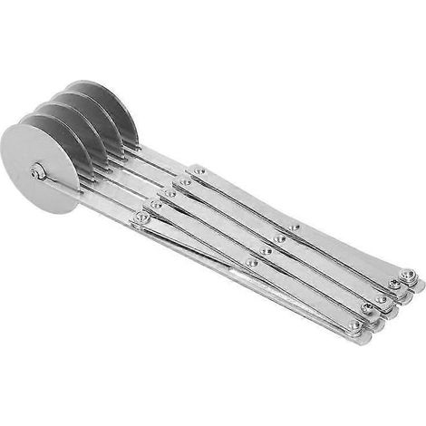 Coupe-pizza multi-roues, outil de découpe de pâte, pâtisserie et pain en acier inoxydable, 5 roues (1/5)
