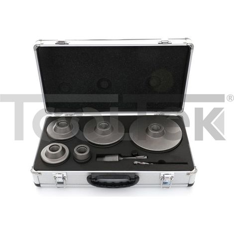 FRESE A TAZZA PER MURO SET 7pz CAROTATRICE FRESA 40, 65, 80, 100, 125mm