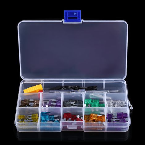 Kit de 100 mini-fusibles à lames assortis de 2A à 35A pour voiture, camion et SUV (1/5)