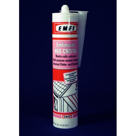 Emfimastic MS60 EMFI Polymere Spachtelmasse - Cristal Plus - 290 ml Kartusche - MC029BE001