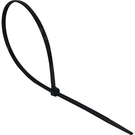 Nylon-Karabiner Schwarz 7,6 x 150 mm, 100 Stück