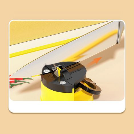 Aiguiseur de Couteau Automatique Canard Jaune Mignon avec Ventouse - Pratique et Efficace pour Cuisine (1/5)