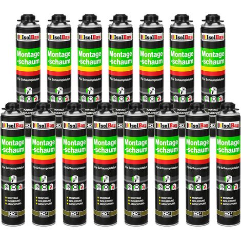 Bauschaum Pistolenschaum Montageschaum PU Schaum 15 x 750 ml Fensterschaum (1/5)