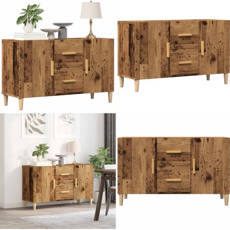 vidaXL Sideboard Altholz-Optik 100x36x60 cm Holzwerkstoff (1/5)