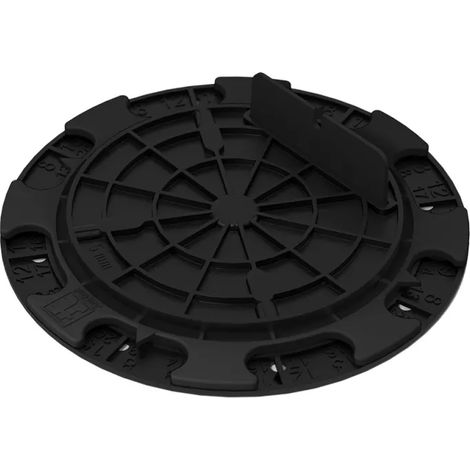 Jouplast – Plot réglable pour terrasse sur lambourdes 8 à 20 mm – Résistance jusqu'à 1 tonne – Pour terrains en pente et surfaces irrégulières