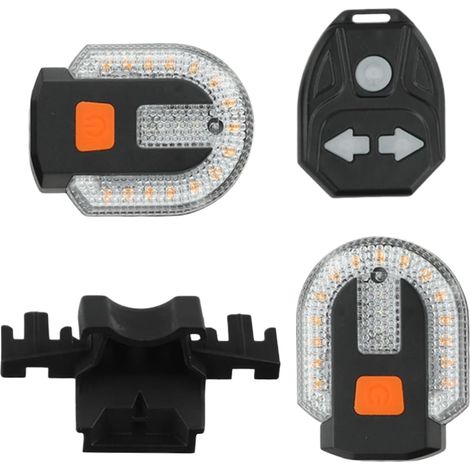 Clignotant Vélo - Clignotant Trottinette   Chargeur  pour Livreurs Vélotaf Randonnée Urbaine Sécurité