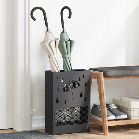 Sonnenschirmhalter Schwarz 28 x 12 x 41 cm Stahl