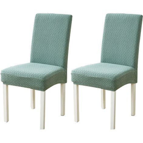 Fundas para sillas de comedor (juego de 2) - Fundas elásticas para sillas de cocina (1/5)