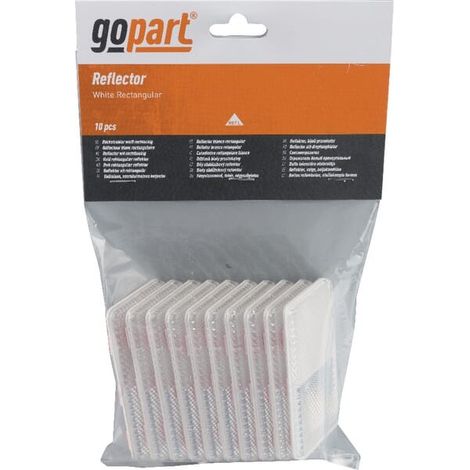 Catadioptre rectangle blanc 94x44mm GOPART LA75004 (1/3)