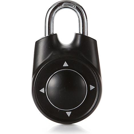 Cadenas à combinaison intelligent et polyvalent pour les voyages, les boîtes aux lettres vintage, la salle de sport et plus encore - Noir (1/3)