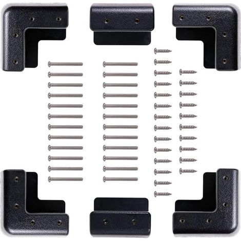 Kit di staffe di montaggio per pannelli solari in ABS con viti per camper, barche, yacht, tetti, terrazze non è richiesta alcuna foratura staffe impermeabili