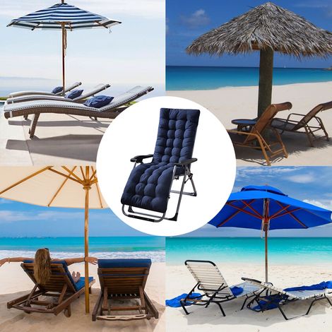 Gartenliegenkissen, Sonnenliegenkissen, Entspannungskissen für Reisen und Urlaub, für drinnen und draußen (1/5)