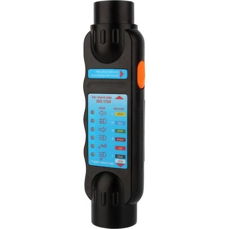 12V voiture résistance 7 broches fiche prise remorque testeur connecteur enregistreur (1/4)