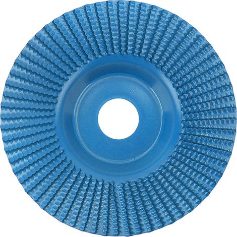 Disque à sculpter le bois, roue de façonnage 125 mm en carbure de tungstène, accessoire pour le travail du bois, bleu (1/5)