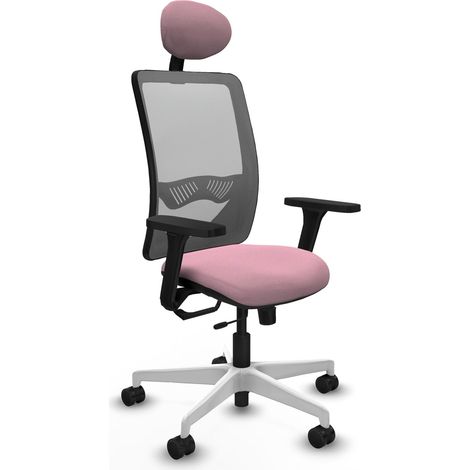 Chaise de bureau piqueras y crespo Zulema gris mousse haute densité (1/2)