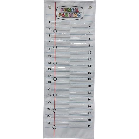 Rangement suspendu pour crayons - Distributeur de crayons - Porte-crayons pour bureau, maison, enseignants, salle de classe (1/5)