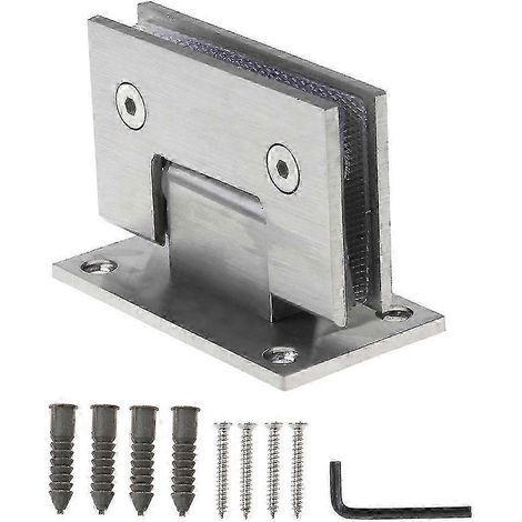 Charnière de porte en verre 2025 8-12 mm pour porte de douche de salle de bain, support sans cadre, fixation murale (1/5)