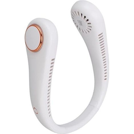 Ventilateur de cou Modèle suspendu - 3 vitesses - Rechargeable - Confortable à porter (1/4)