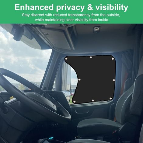 Paraventi solari laterali per camion – Set 2 pezzi – Isolanti e protettivi per finestrini conducente (1/3)