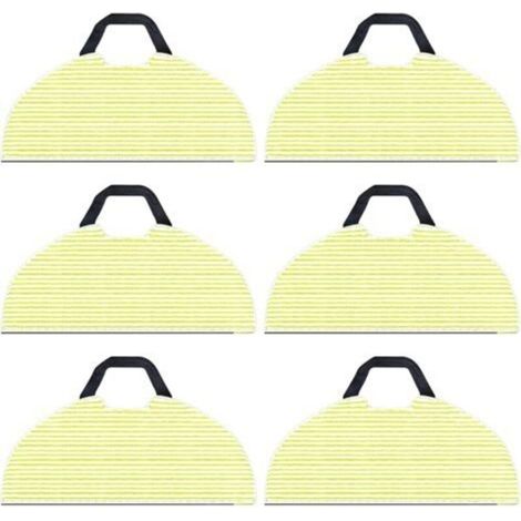 Lot de 6 chiffons de nettoyage de rechange pour aspirateur robot Shark RV2610WA AV2610WA AI Ultra 2 en 1, chiffon de nettoyage en microfibre Shark AI Ultra (1/5)