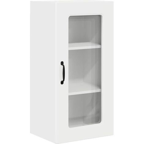 Meuble mural de cuisine,Armoire de cuisine Blanc brillant 40 x 31 x 80 cm CFW91754 (1/5)