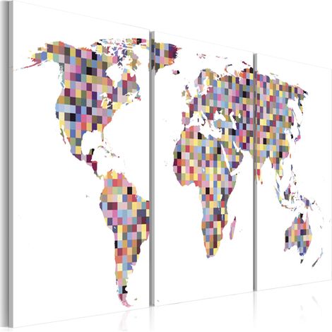 Quadro - Digital World - 60x30 (1/4)
