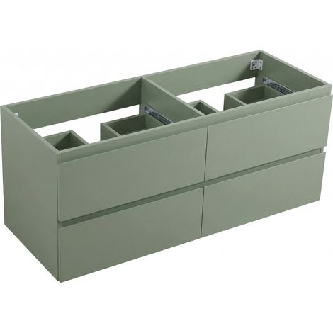 SORRENTO wandhängender Waschtischunterschrank mit 4 Schubladen, 120 cm