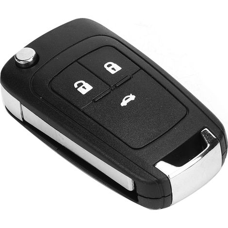 3 Boutons Coque Télécommande Clé Voiture Remplacement Opel Blanc Type Bouton (1/5)