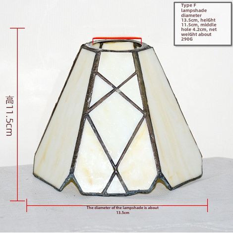 Paralumi in vetro colorato all'ingrosso, accessori per lampadari e ventilatori da soffitto, manuale di saldatura, materiali per paralumi, attacco E27 (Sezione F) (1/5)