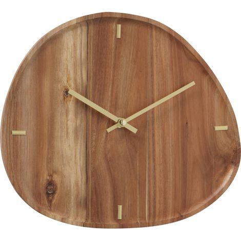 Mömax Wanduhr Marron I Naturfarben Ø ca. 30cm (1/4)