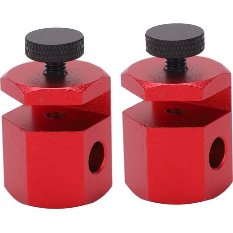 Treppenstopper aus rot eloxierter Aluminiumlegierung, Hilfshalterung für Rahmen und Verbindungen (1/5)