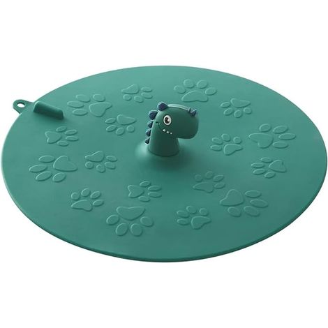 Bouchon de bonde de baignoire - Couvercle de bonde de sol en silicone mignon pour salle de bain, bouchon de bonde pour baignoire, douche et évier de cuisine (1/5)
