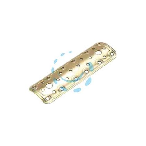PIASTRA DI GIUNZIONE DRITTA PER PALO TONDO ART.900 - mm.160x50x2,2 spess.