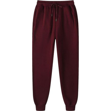 Pantalon homme, pantalon de survêtement, pantalon hip-hop, legging rembourré, pantalon décontracté - Taille M - Marron (1/4)
